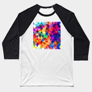 triangle pattern Baseball T-Shirt